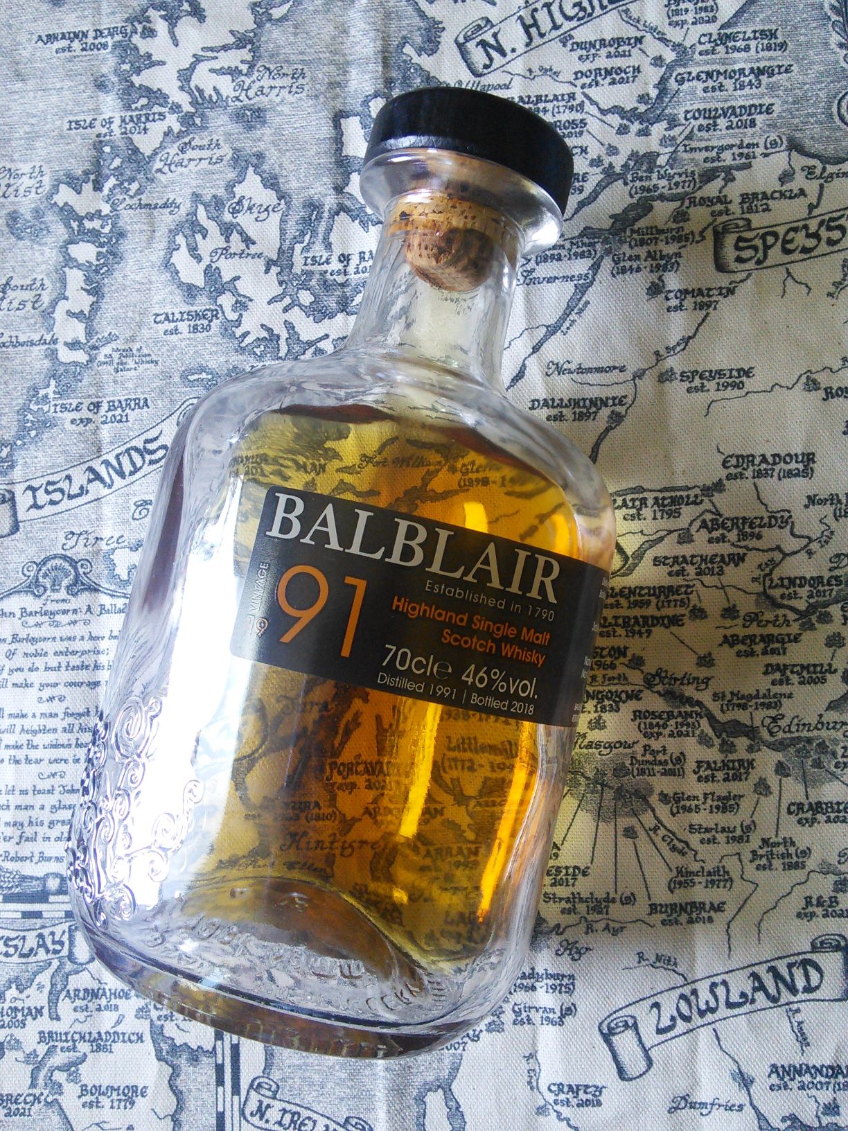 ２７年物スコッチウイスキー　BALBLAIR 1991 3rd Release Balblair 27 Year (1991) 3rd Release, 2018 – Malt Runners