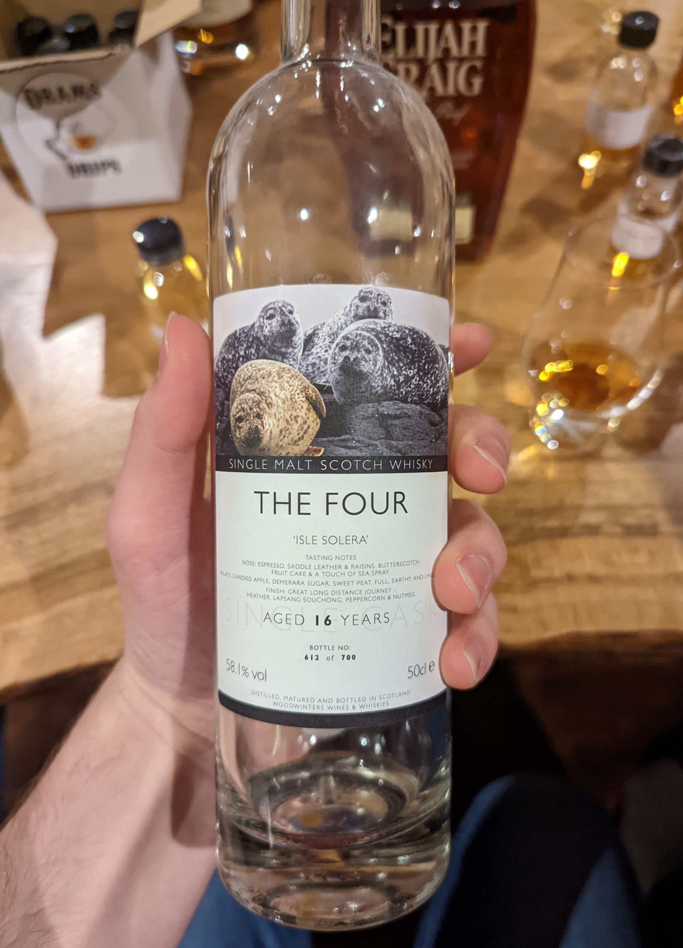 Bowmore 16 Year (2000) Woodwinter's “The Four – Isle Solera