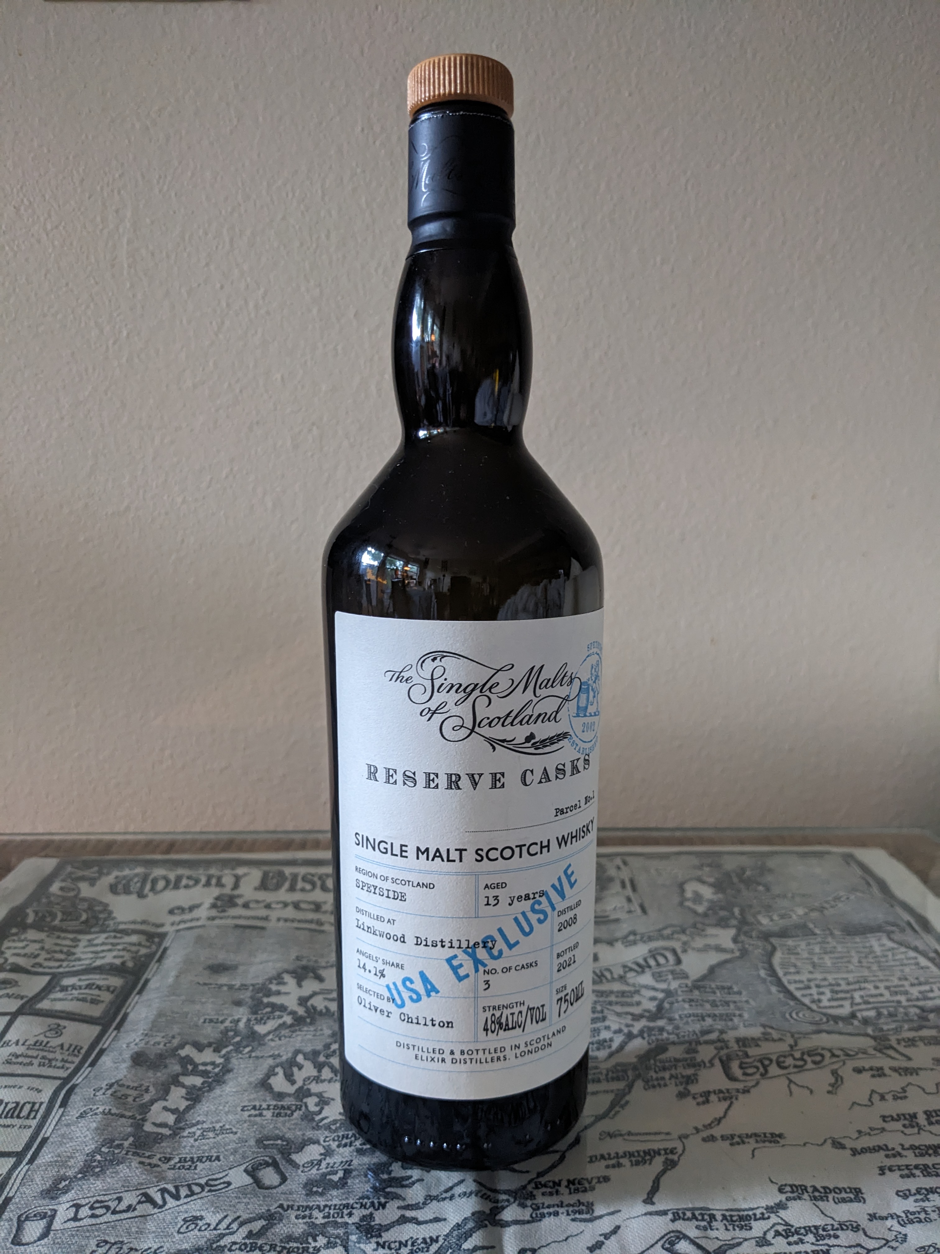 Linkwood 13 Year (2008) Single Malts of Scotland Reserve Casks