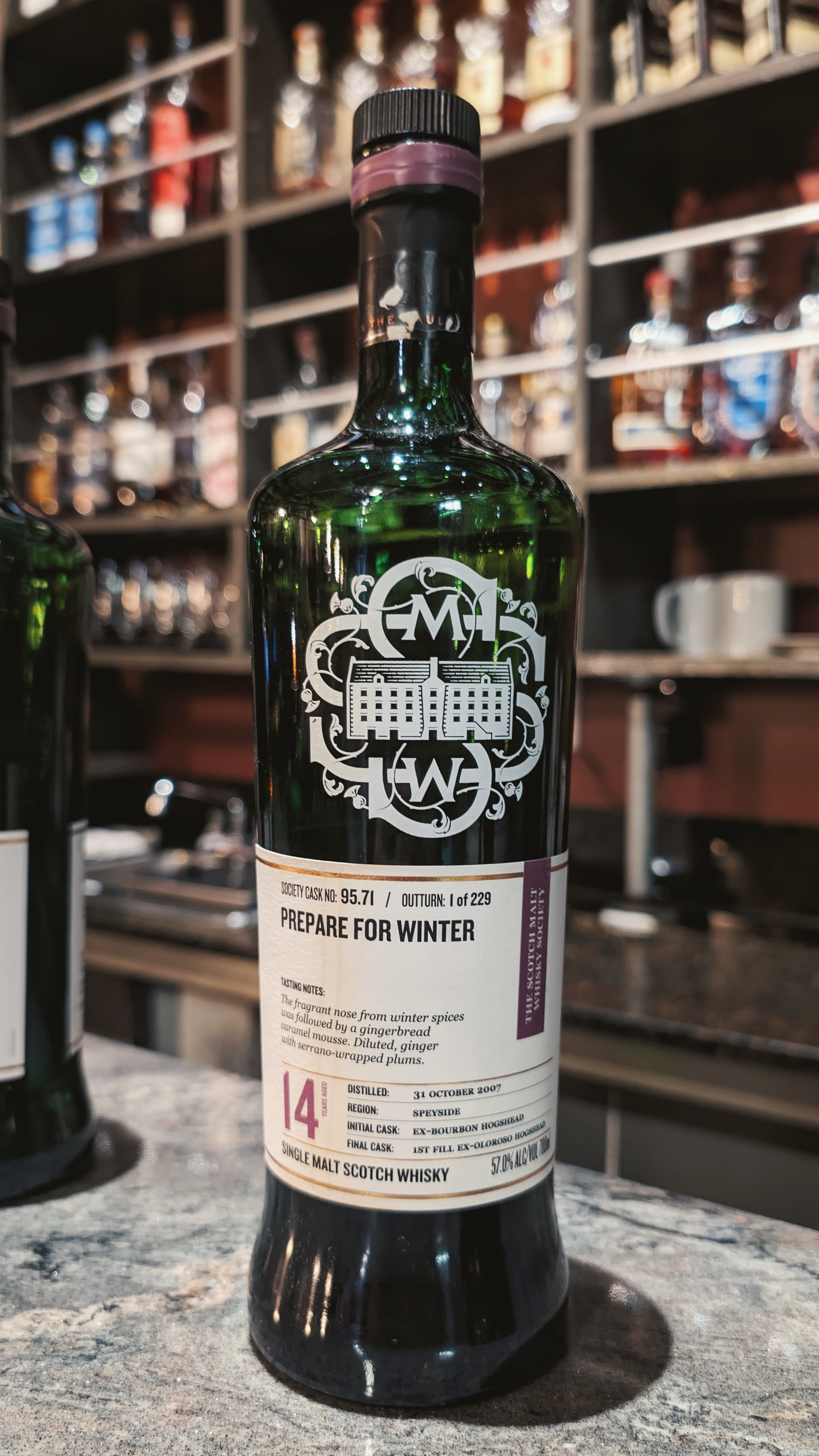Auchroisk 14 Year (2007) SMWS 95.71 “Prepare for winter”/”Serrano