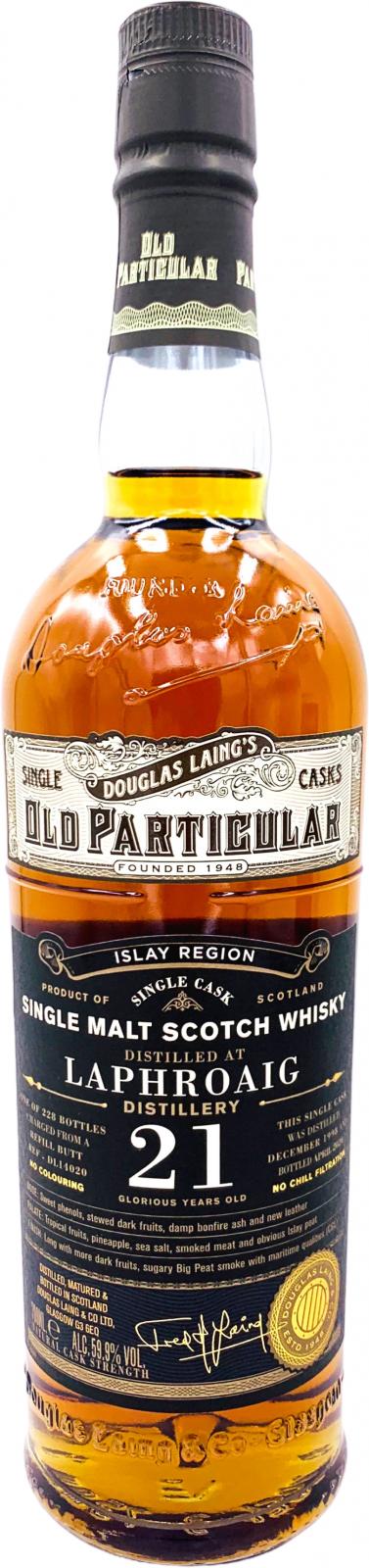 レダイグ 21年　Old Particular Laphroaig 21 Year (1998) Douglas Laing's Old Particular – Malt Runners