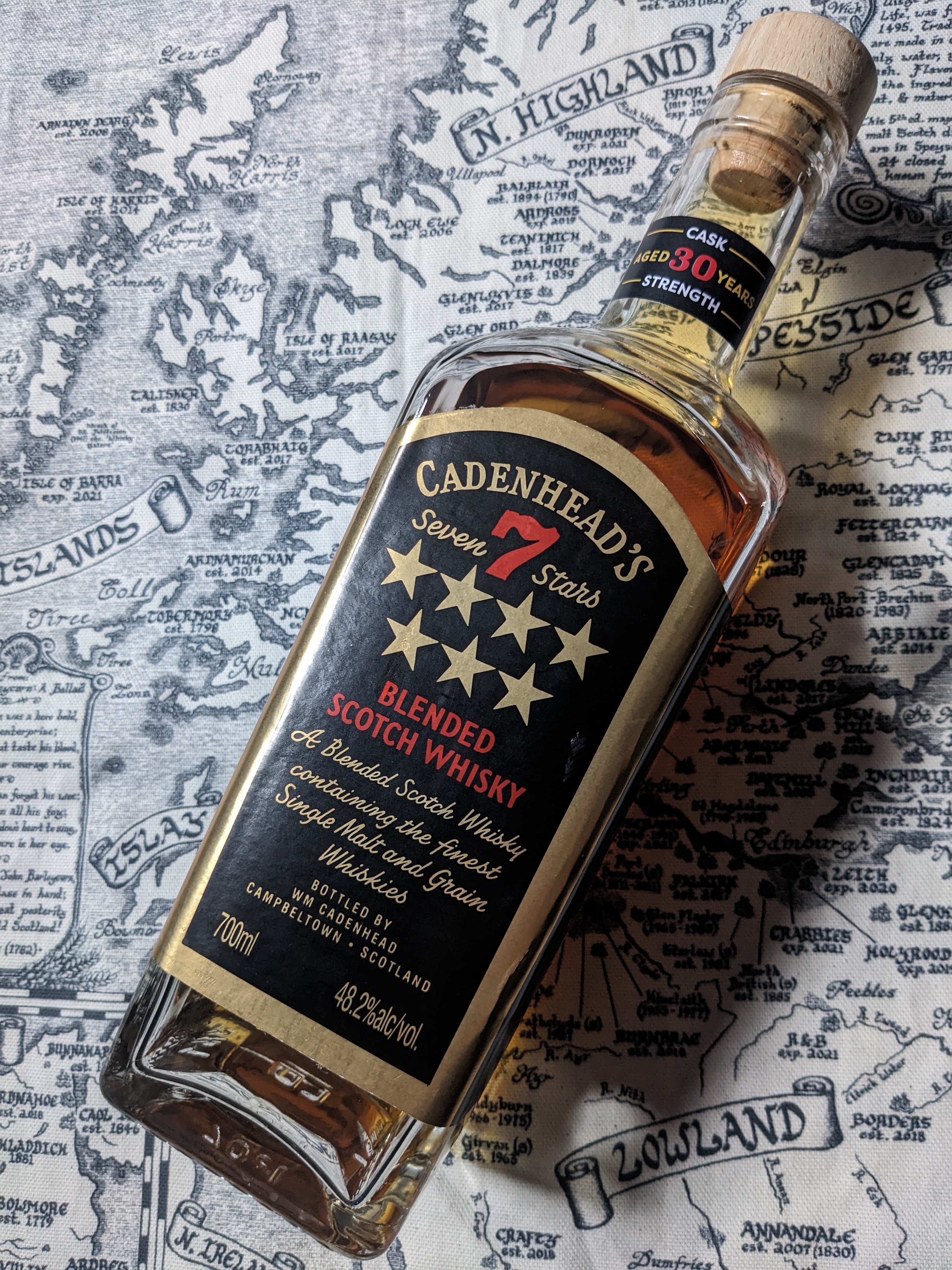 Cadenhead's Seven Stars 30 Year Blended Scotch – Malt Runners