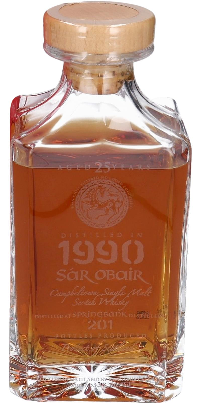 Springbank 25 (1990) Sar Obair – Malt Runners