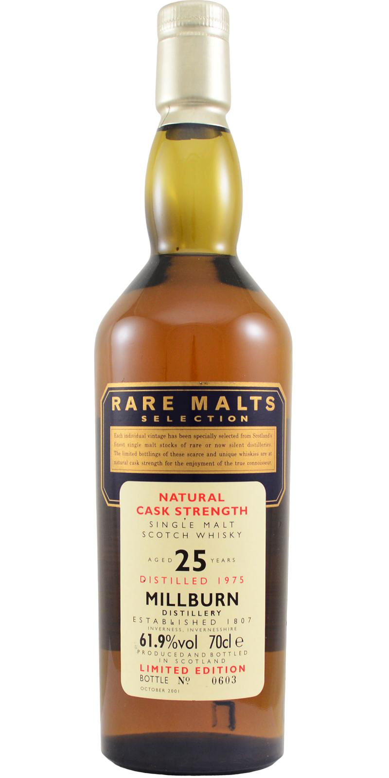 Millburn 25 (1975) Rare Malts – Malt Runners